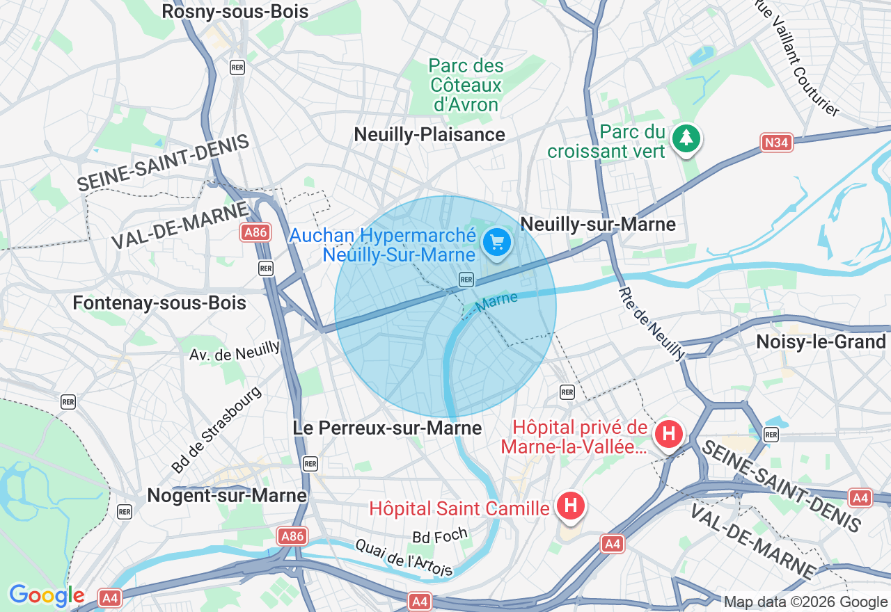 Carte de l'emplacement