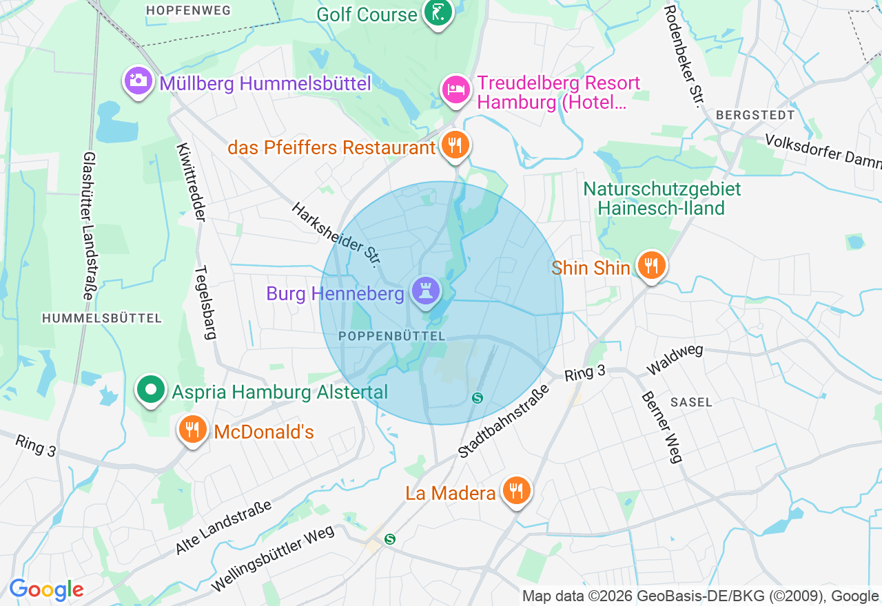 Kartenansicht der Location