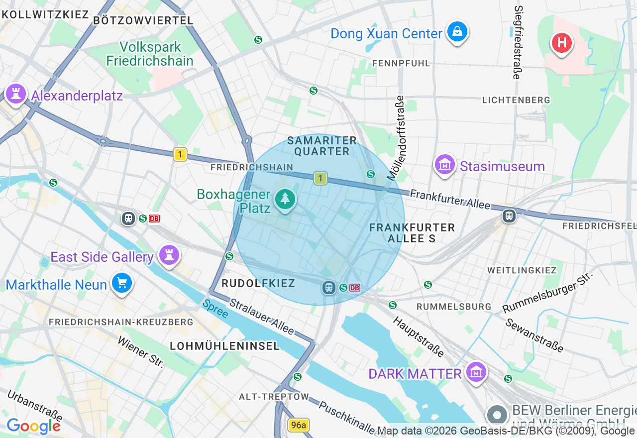 Kartenansicht der Location