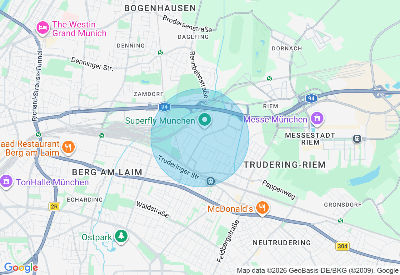 Kartenansicht der Location