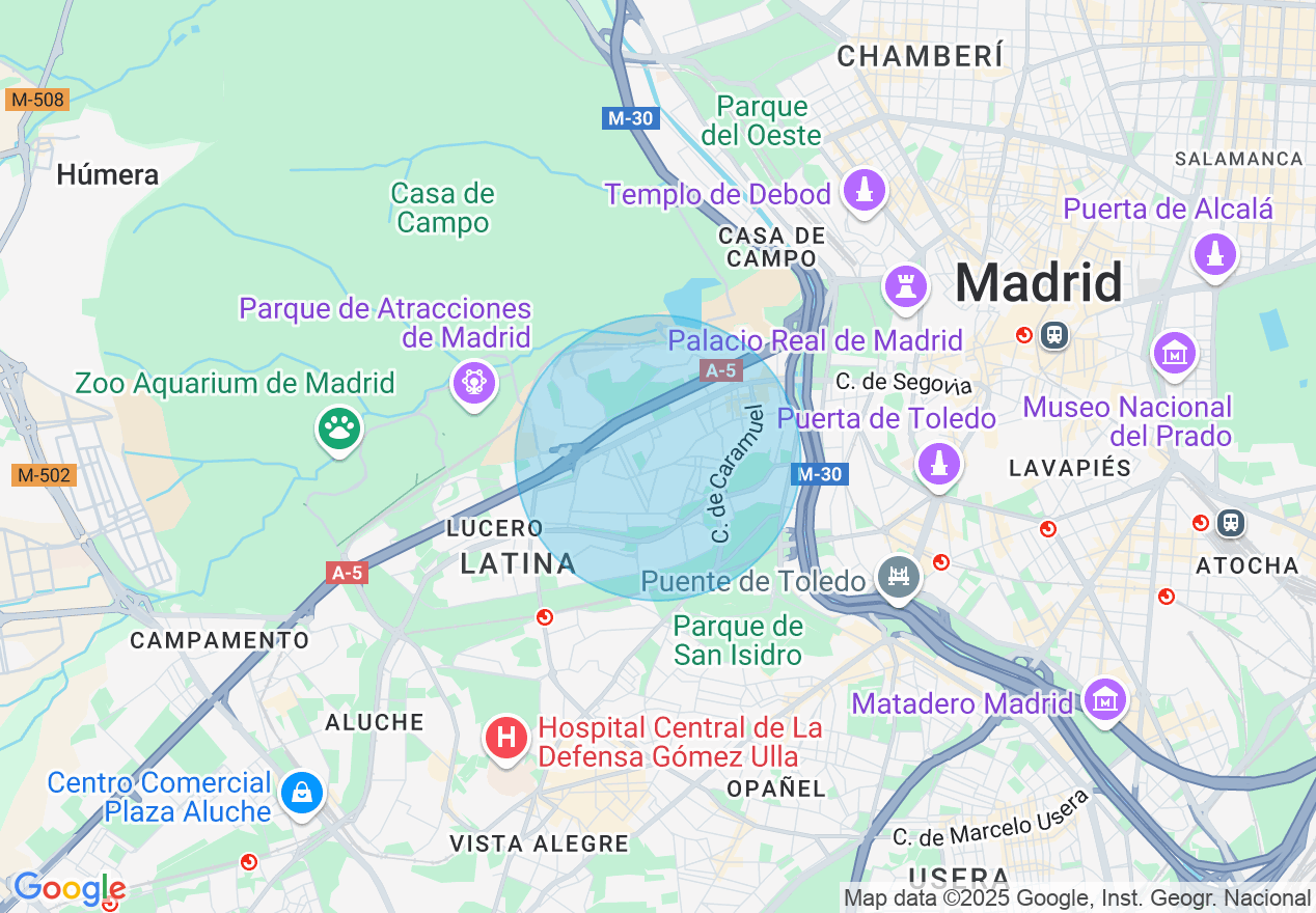 Mapa de la ubicación