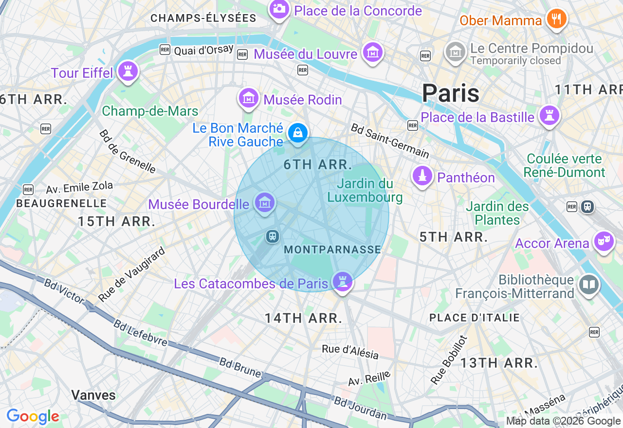 Carte de l'emplacement