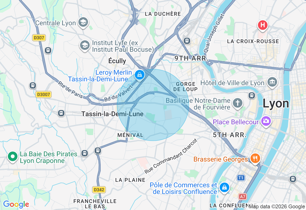 Carte de l'emplacement