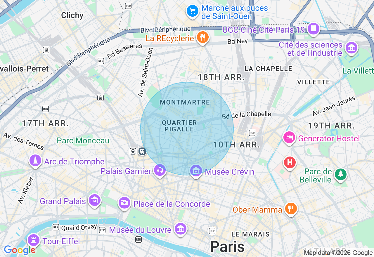 Carte de l'emplacement