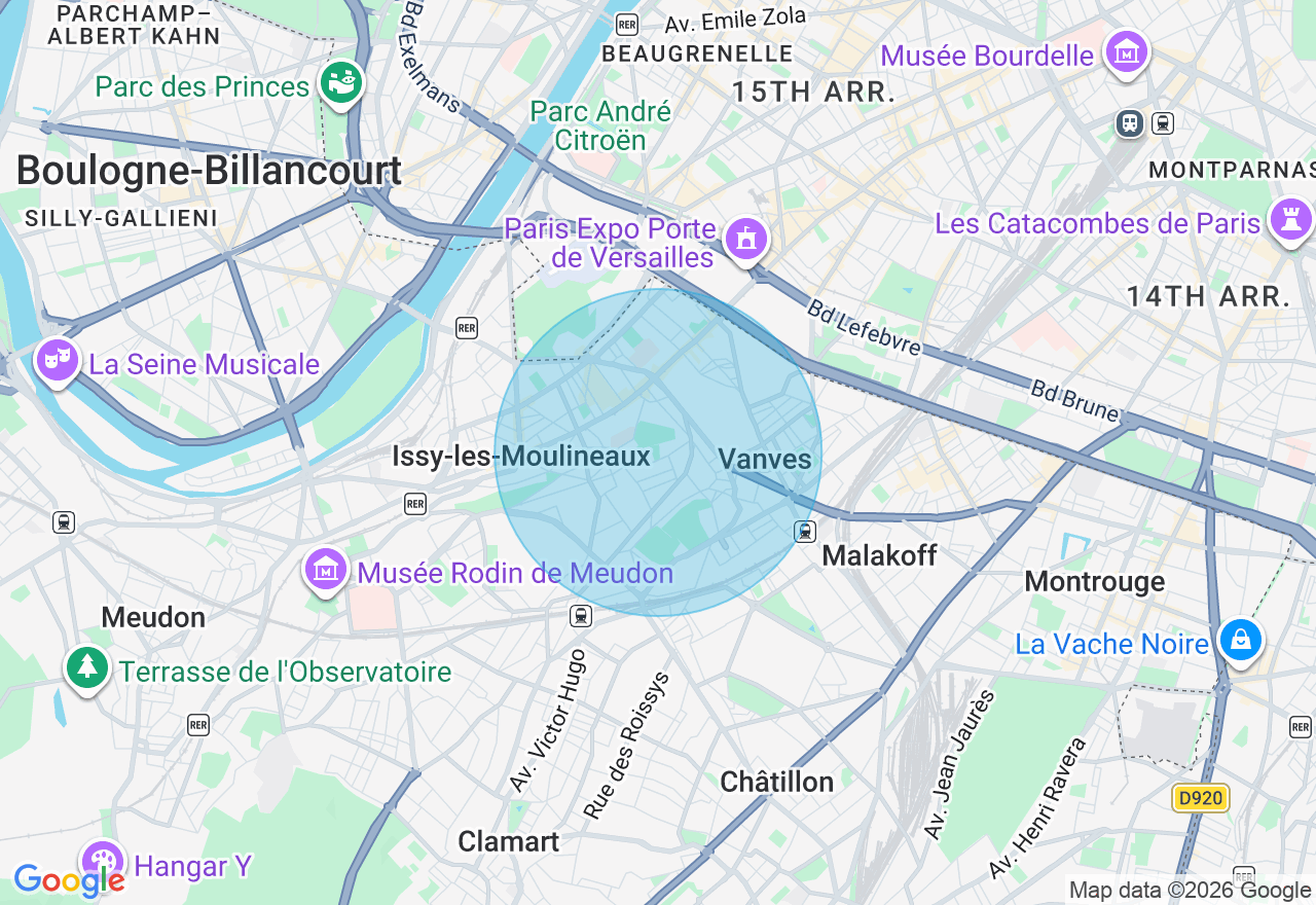 Carte de l'emplacement
