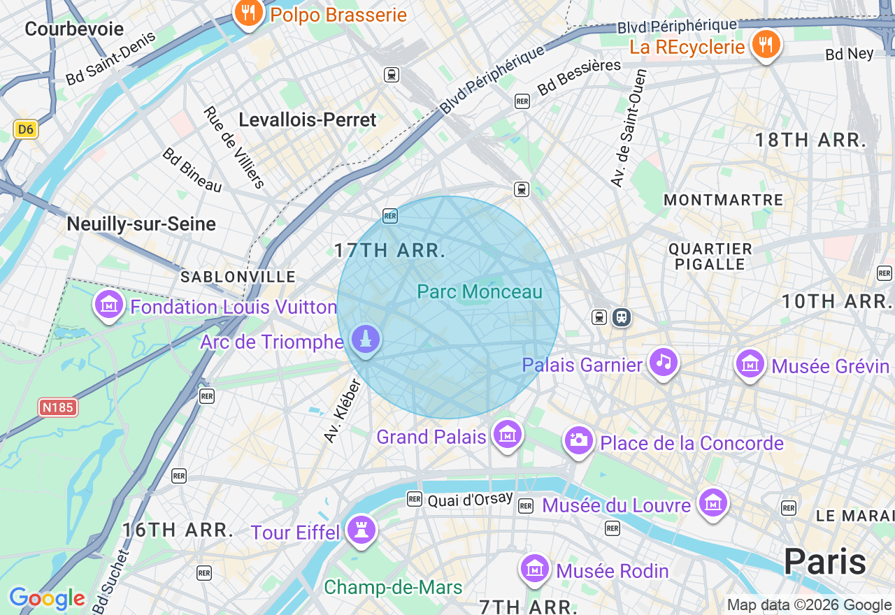 Carte de l'emplacement