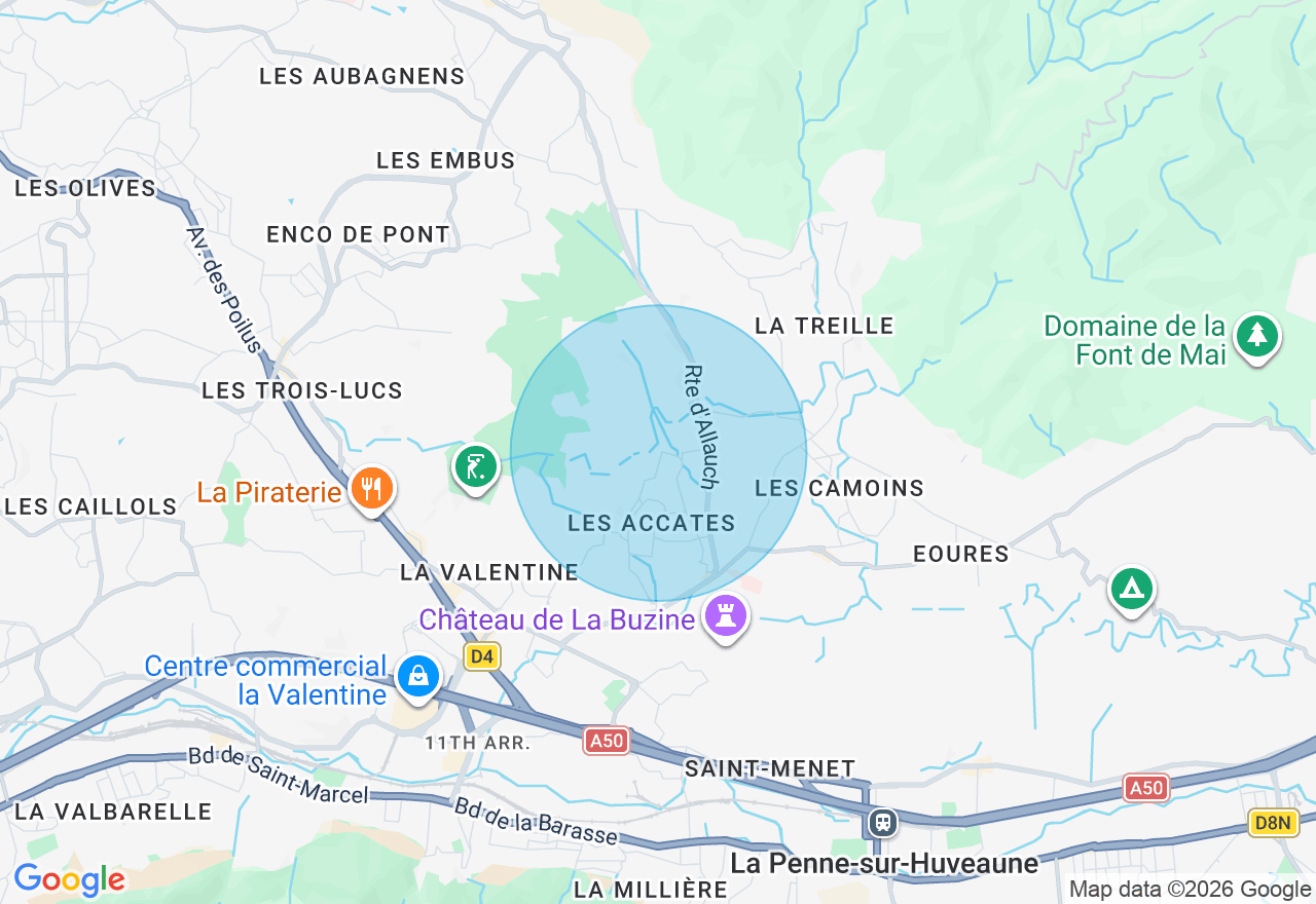 Carte de l'emplacement