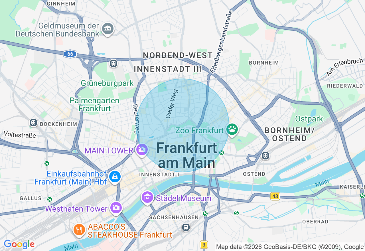 Kartenansicht der Location