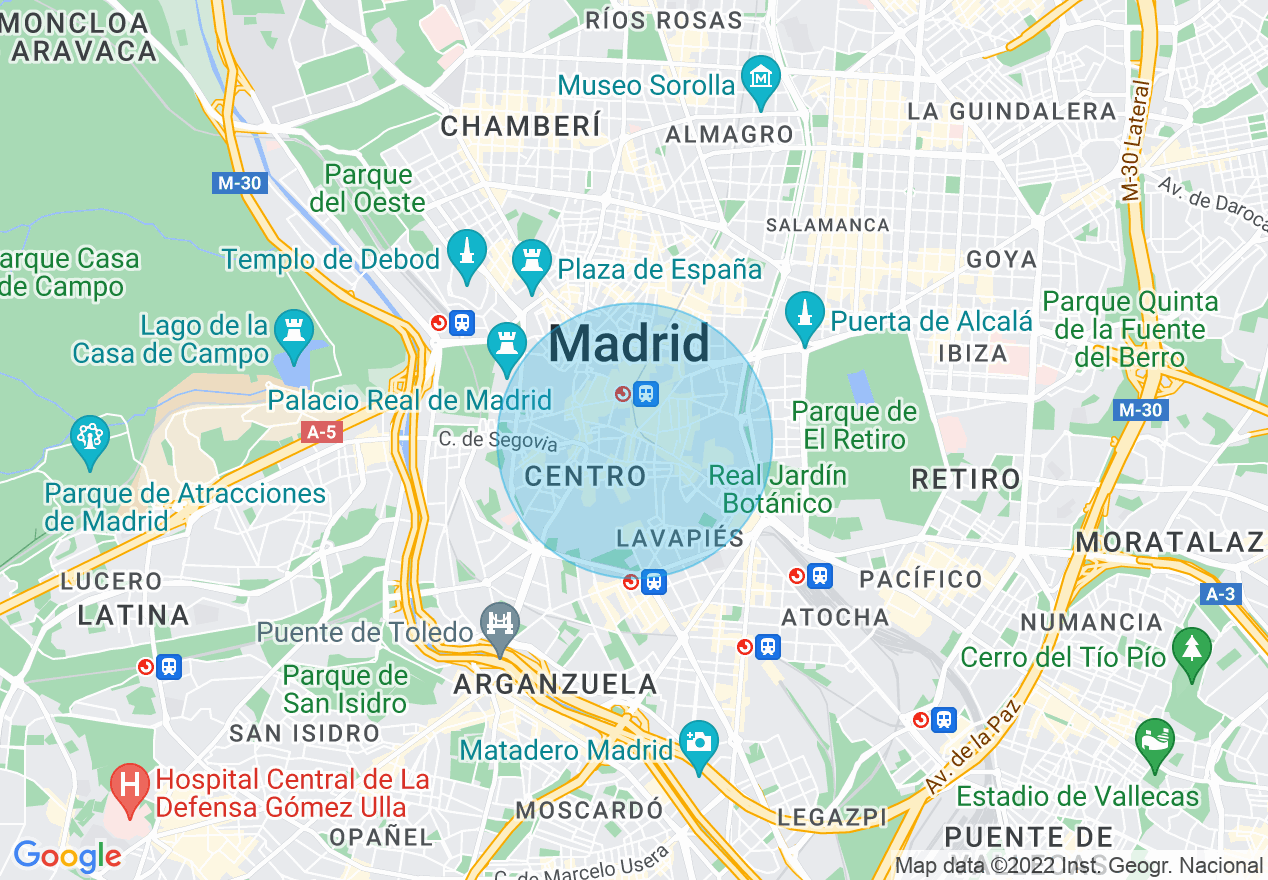 Mapa de la ubicación