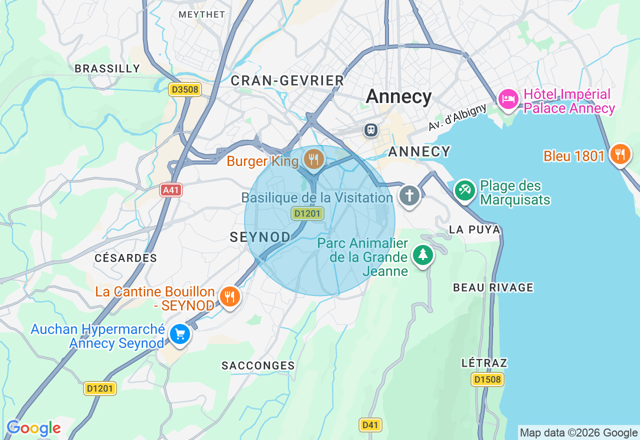 Carte de l'emplacement