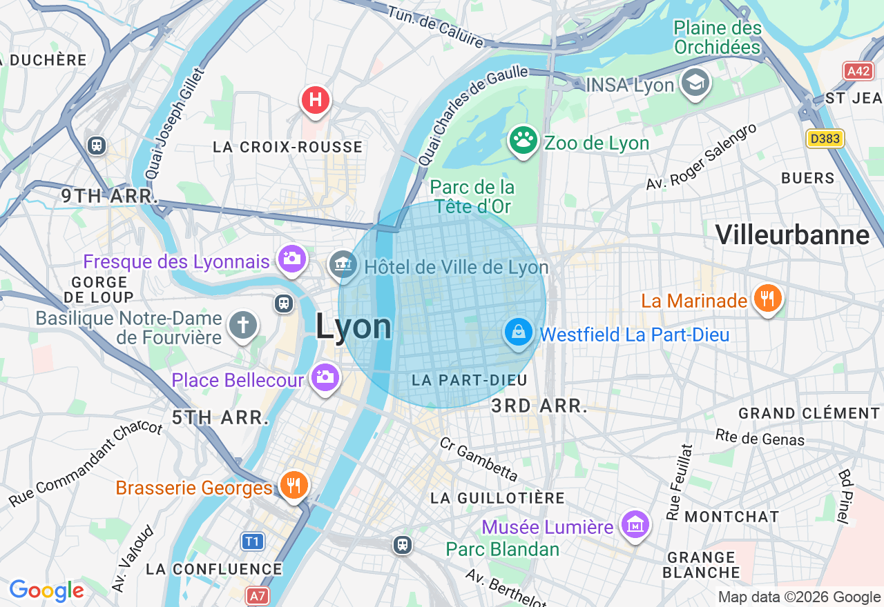 Carte de l'emplacement