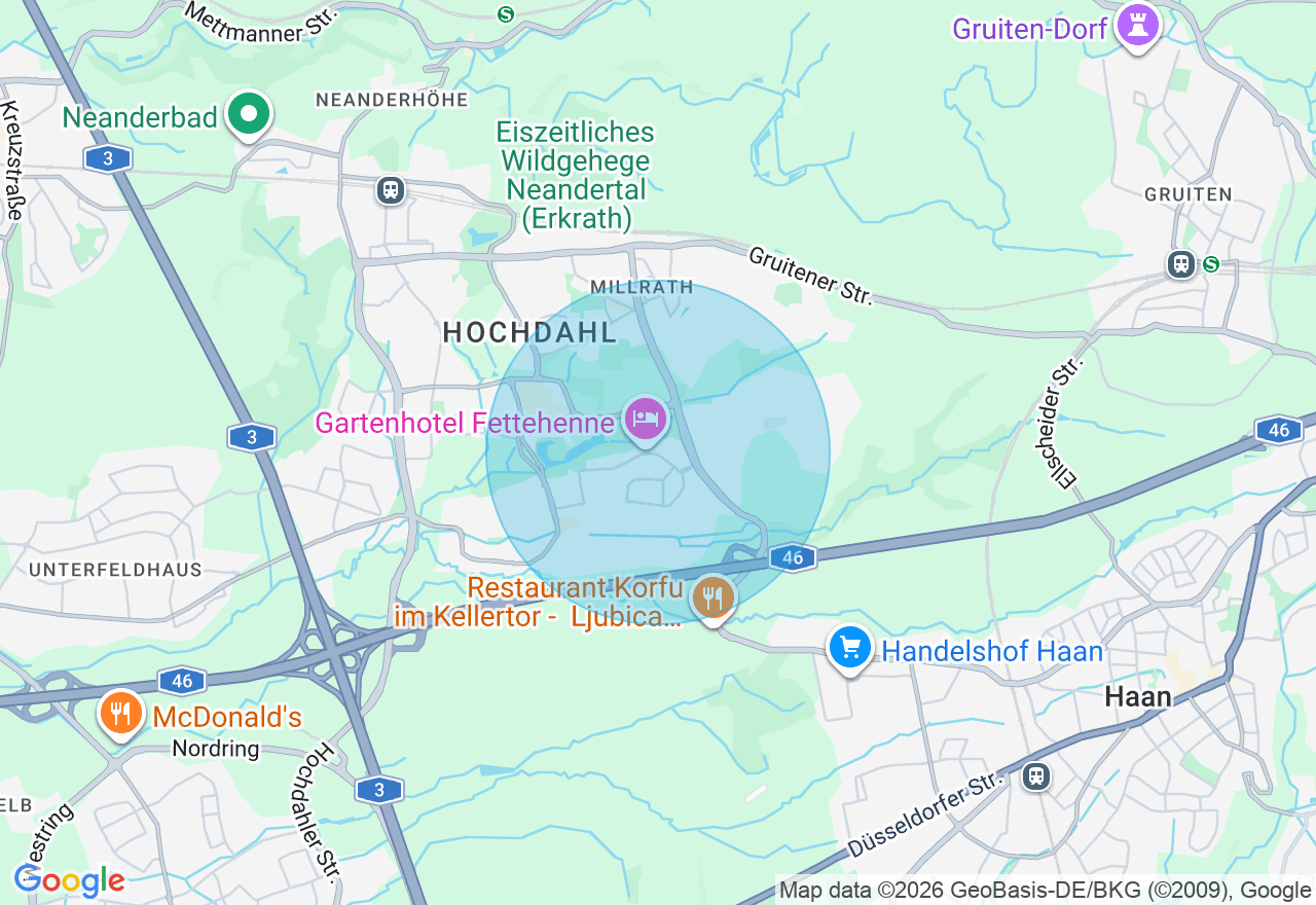 Kartenansicht der Location