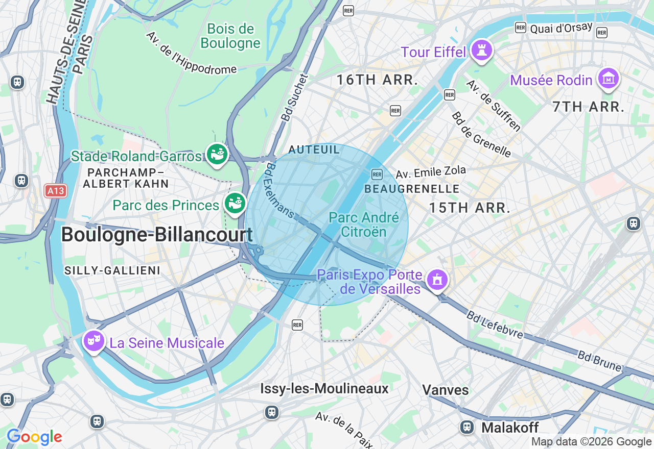 Carte de l'emplacement