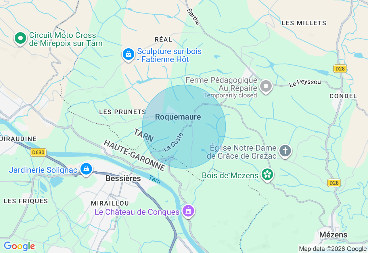 Carte de l'emplacement