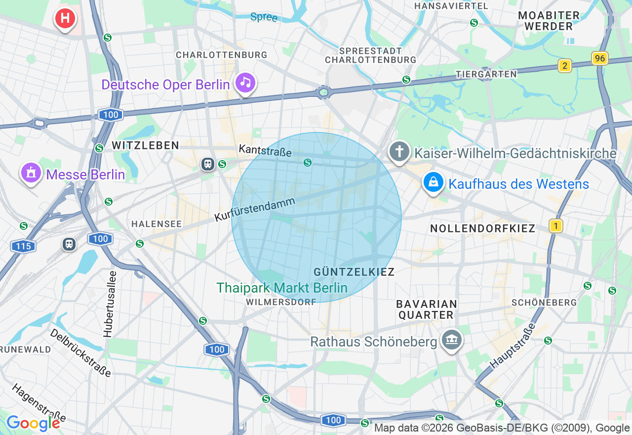 Kartenansicht der Location