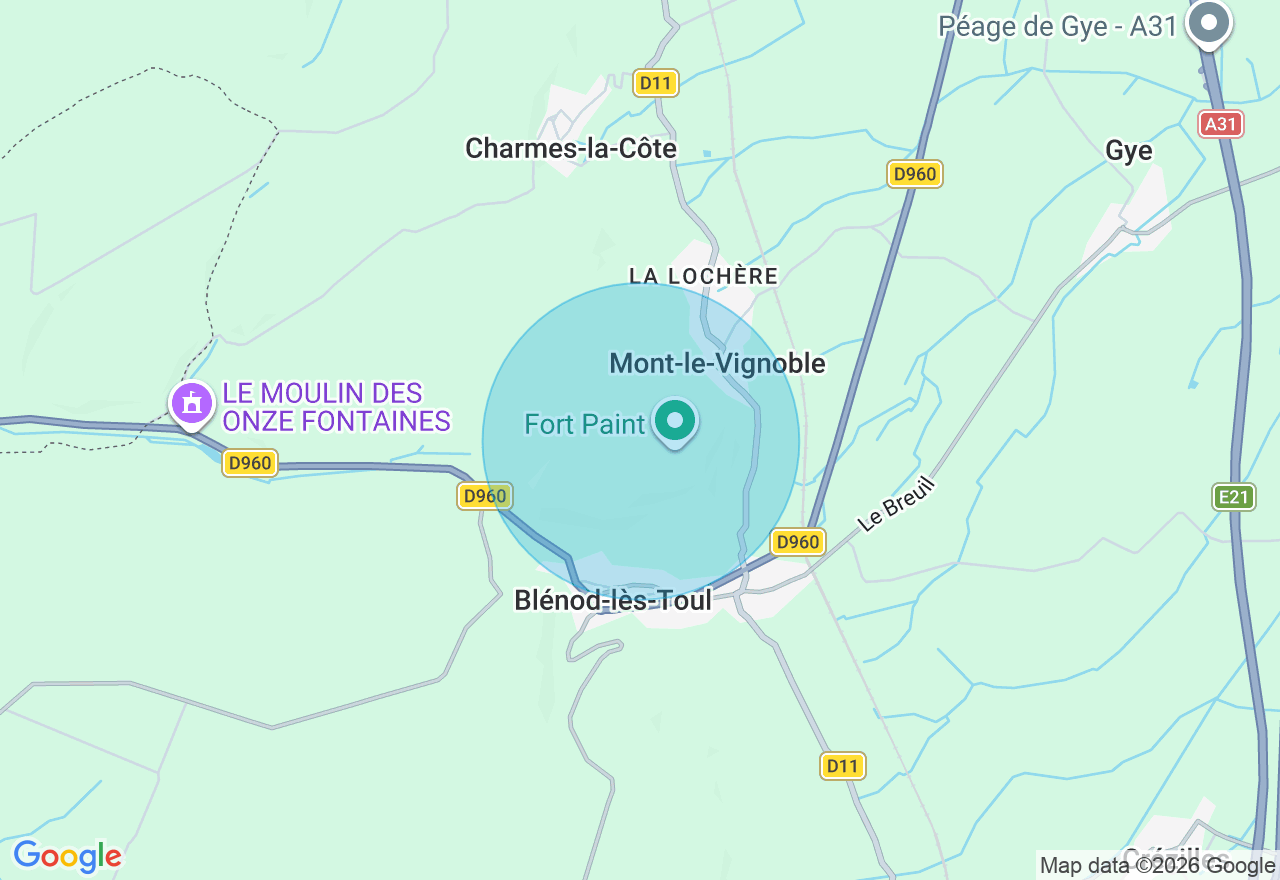 Carte de l'emplacement
