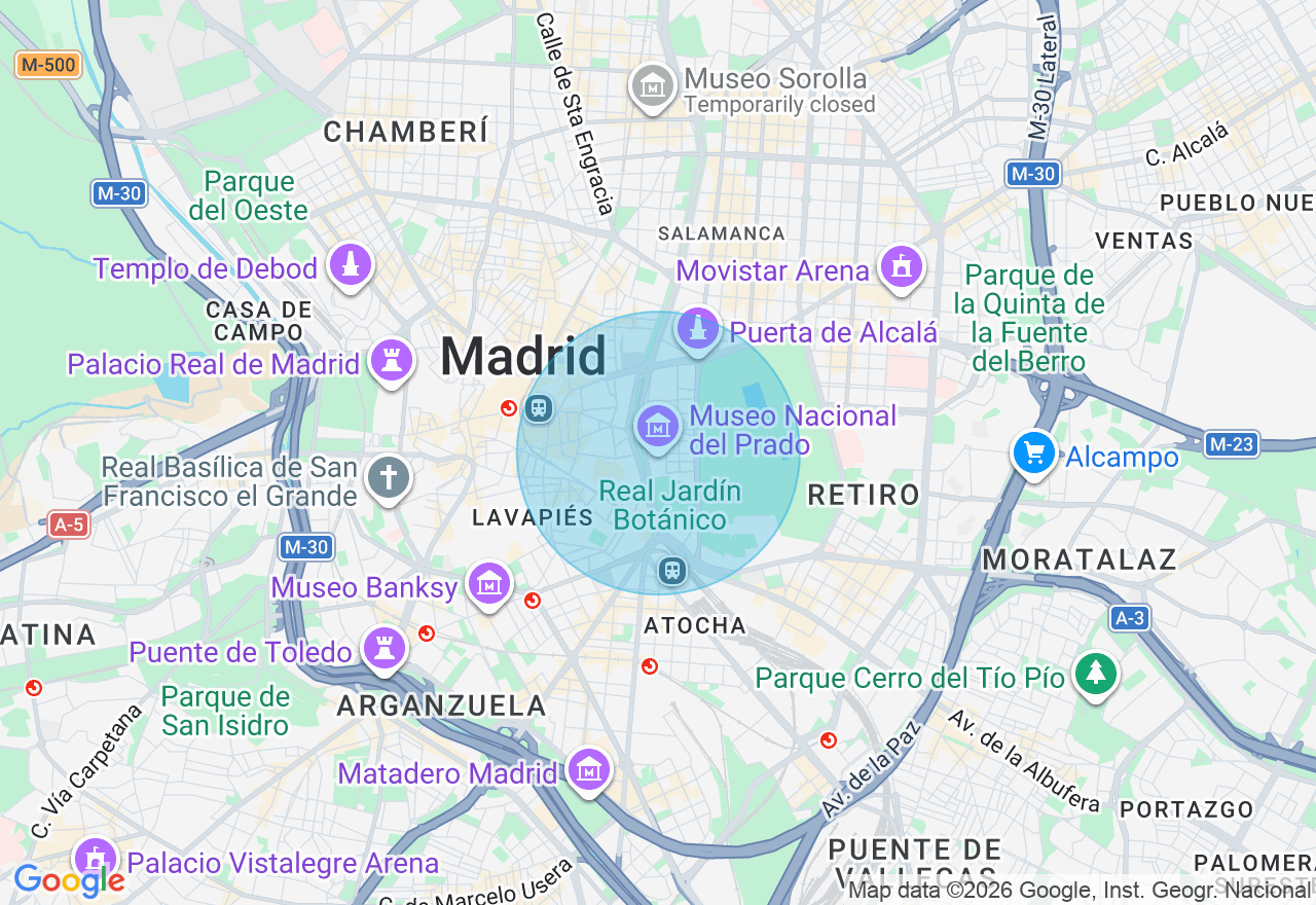 Mapa de la ubicación