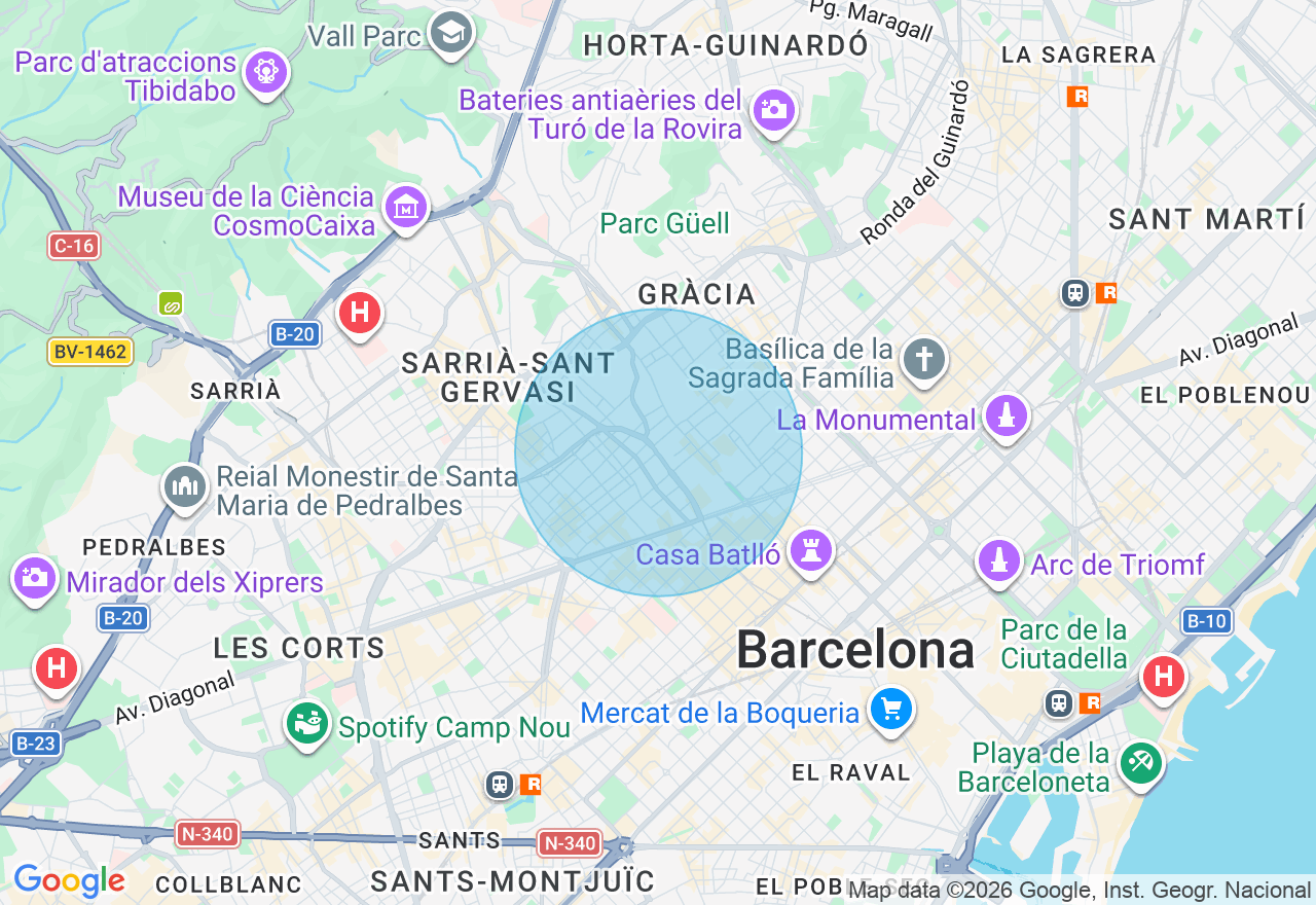 Mapa de la ubicación