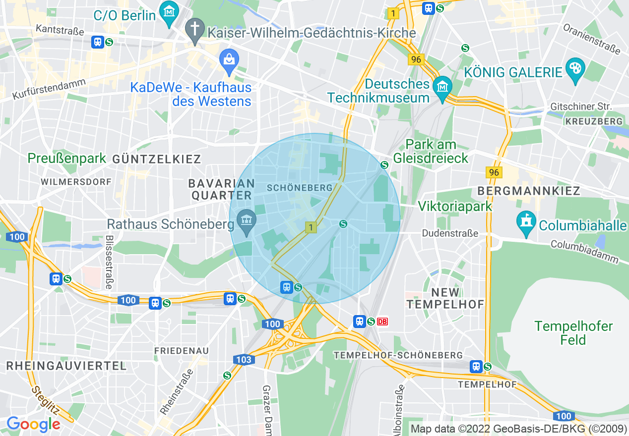 Kartenansicht der Location