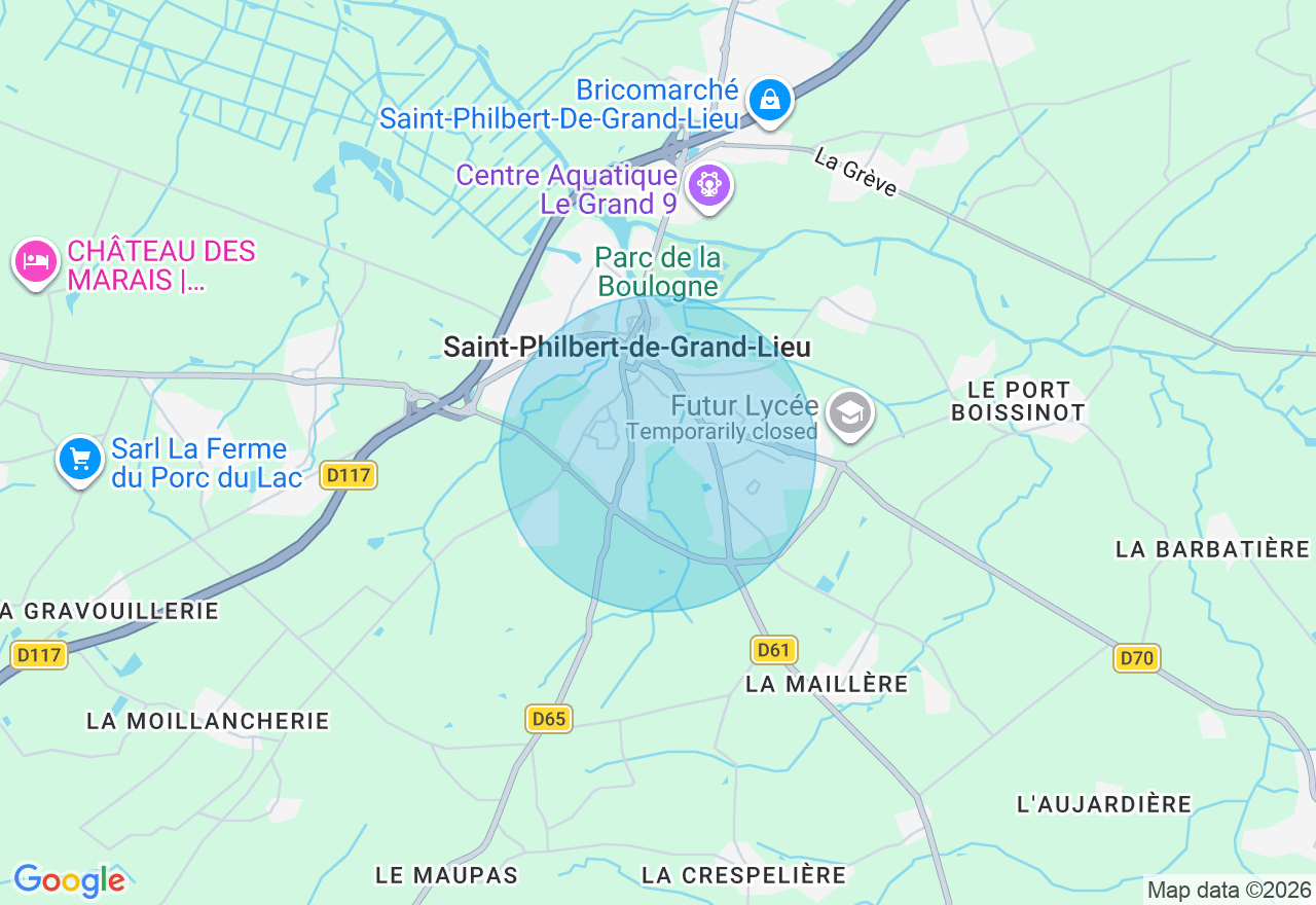 Carte de l'emplacement