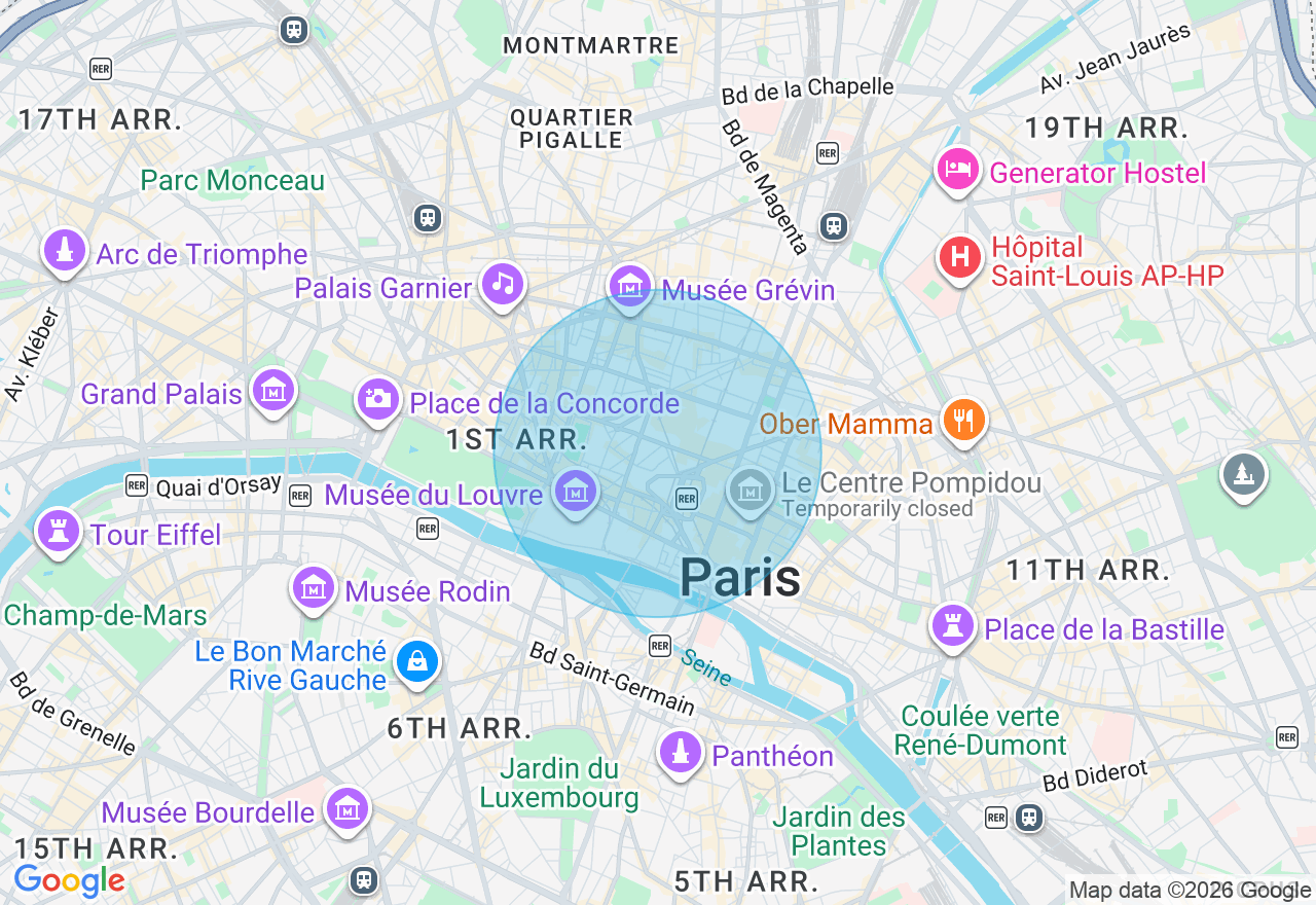 Carte de l'emplacement