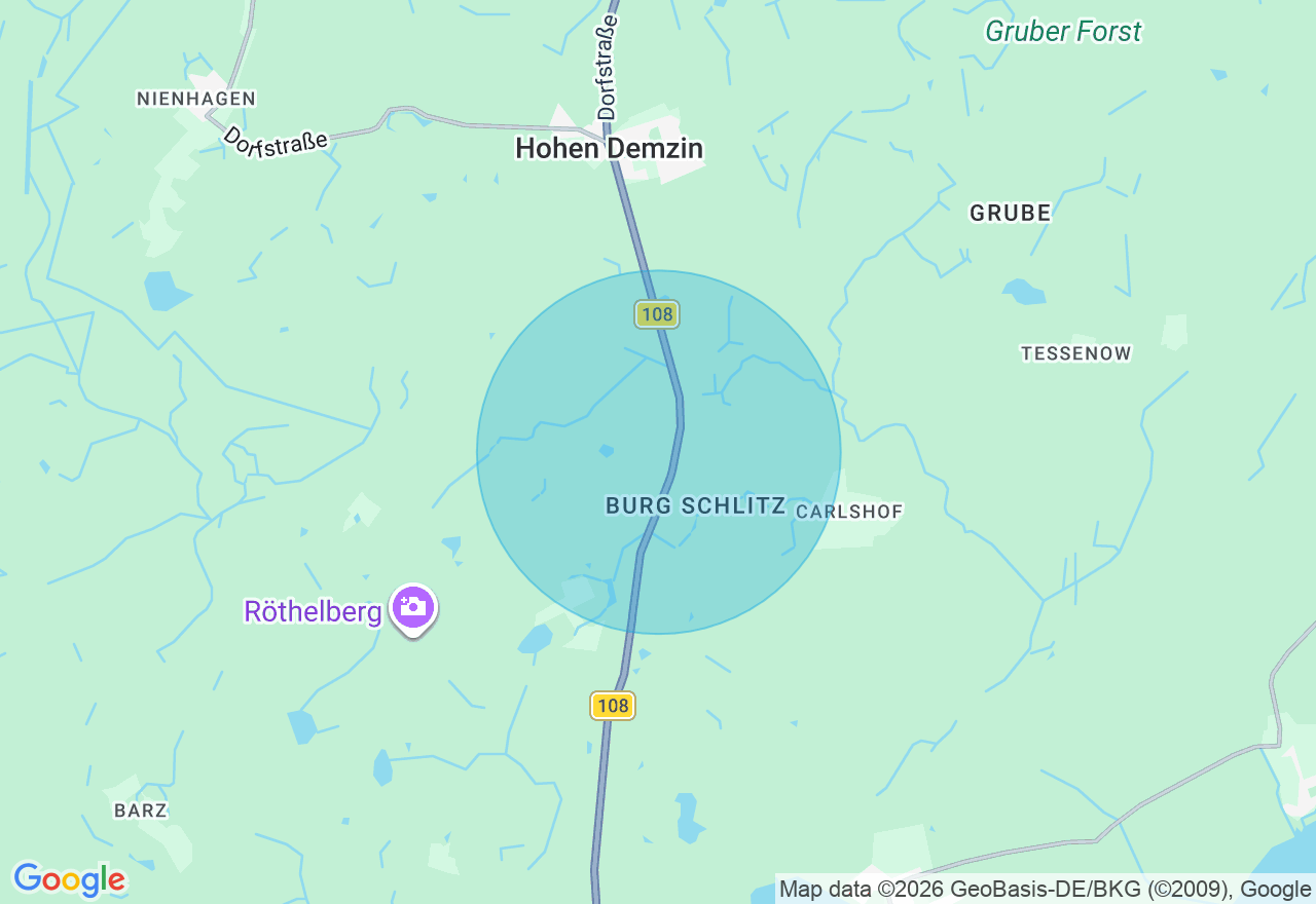Kartenansicht der Location