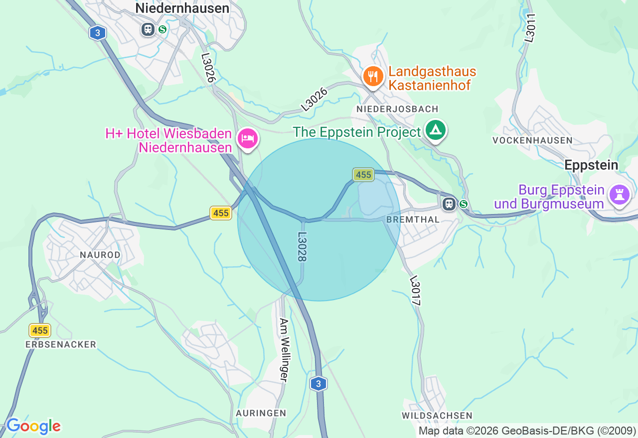Kartenansicht der Location