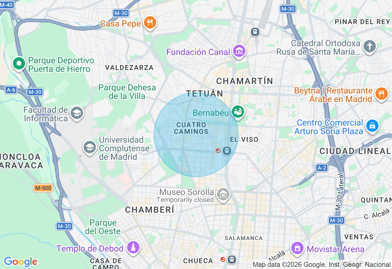 Mapa de la ubicación