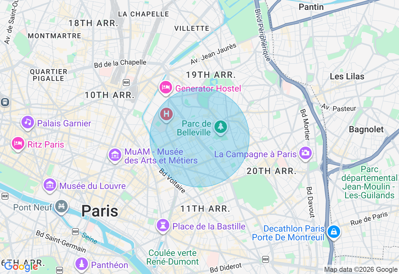 Carte de l'emplacement