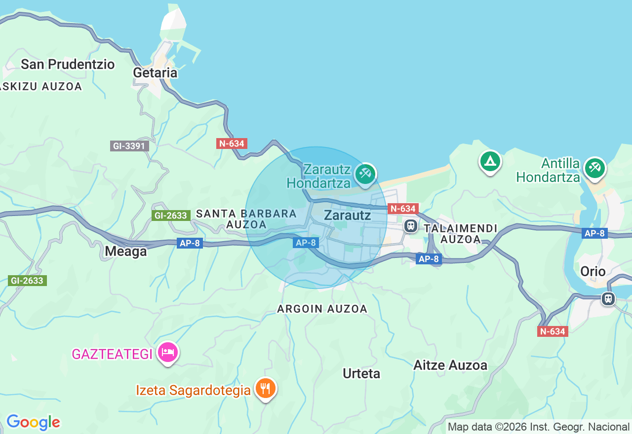 Mapa de la ubicación