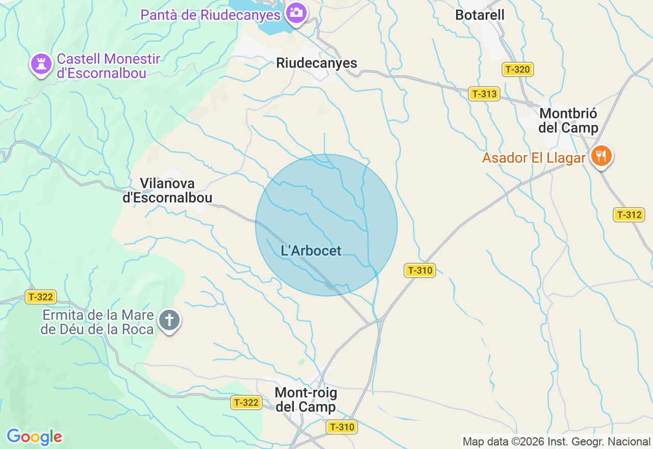 Mapa de la ubicación