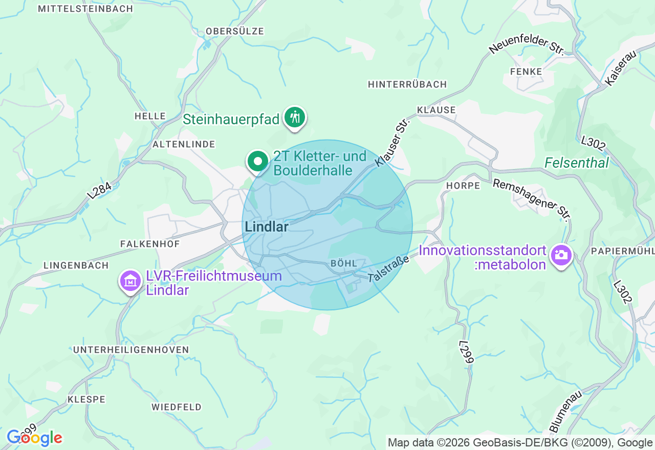 Kartenansicht der Location