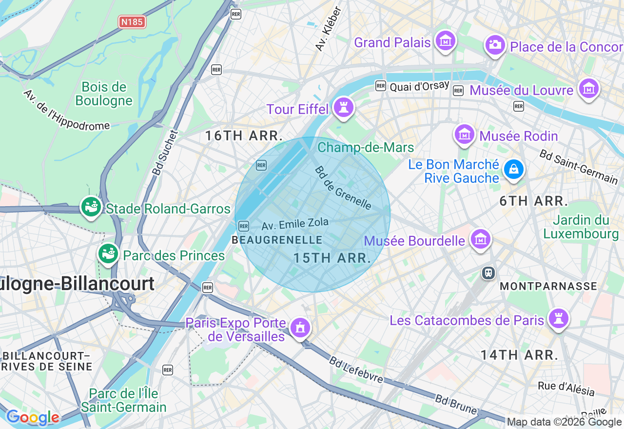 Carte de l'emplacement