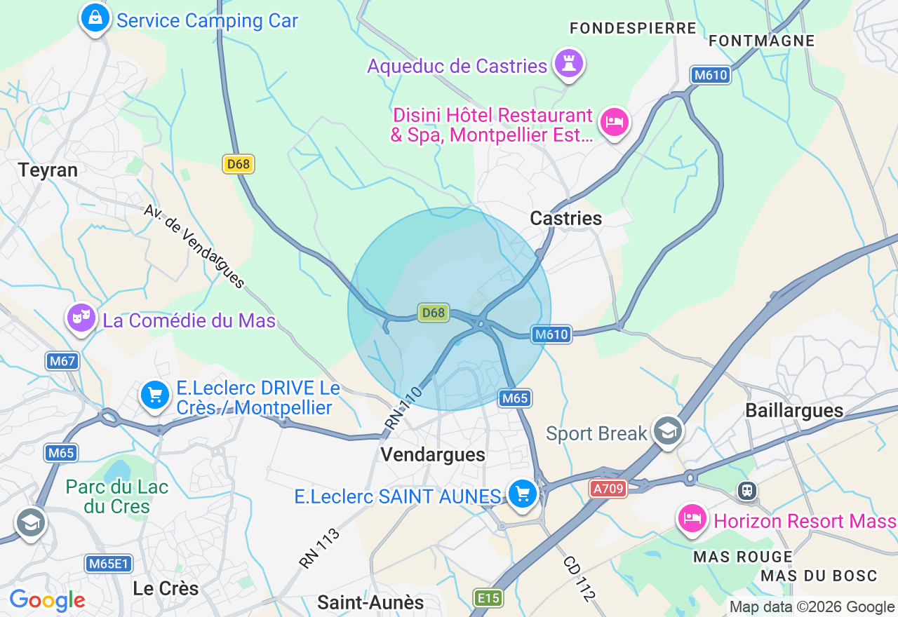 Carte de l'emplacement
