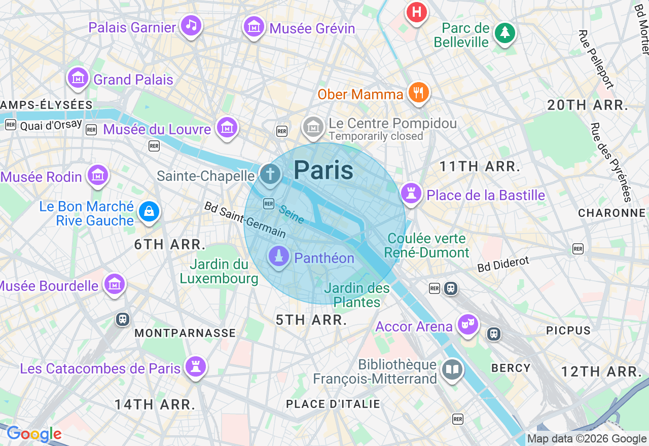 Carte de l'emplacement