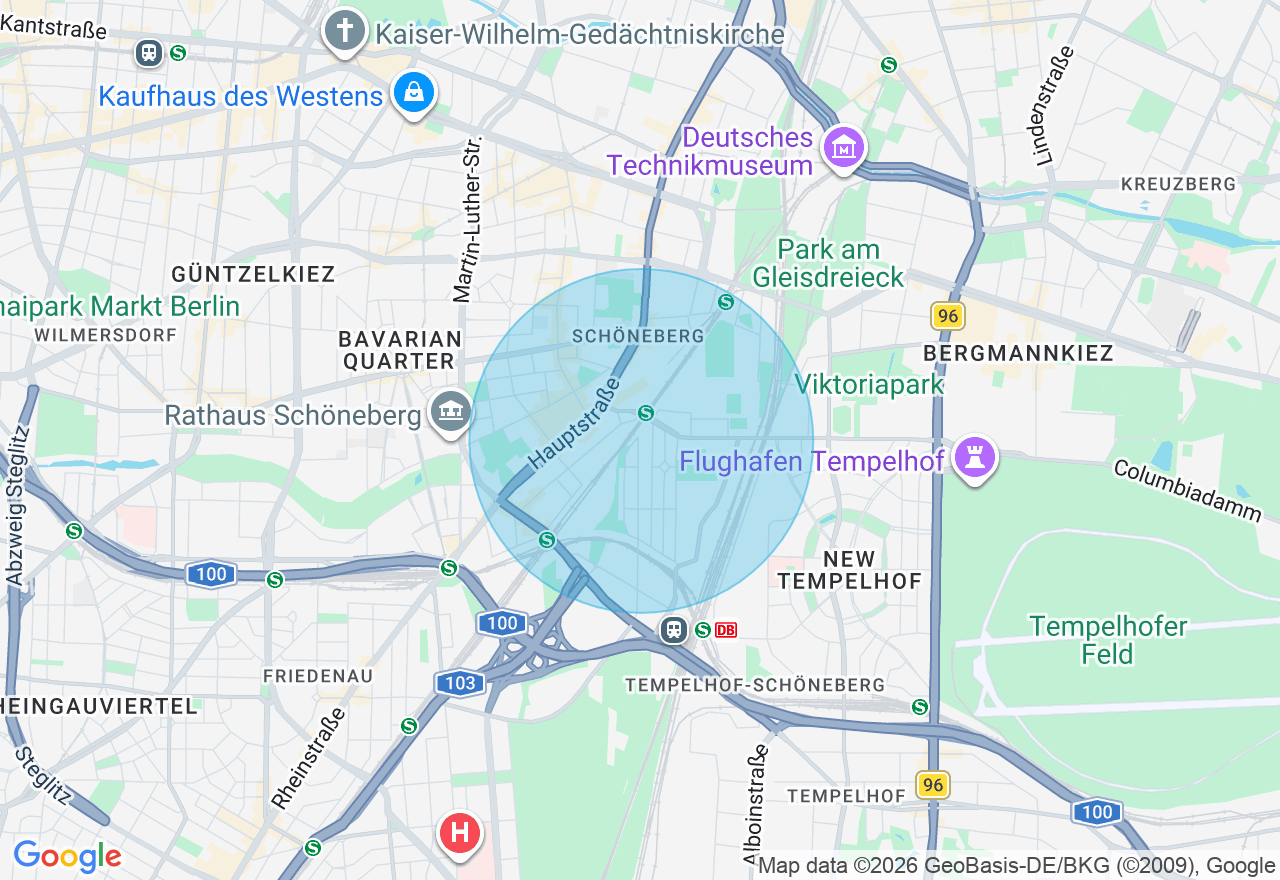 Kartenansicht der Location