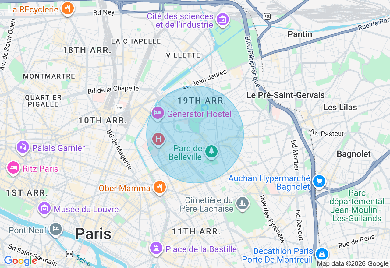 Carte de l'emplacement
