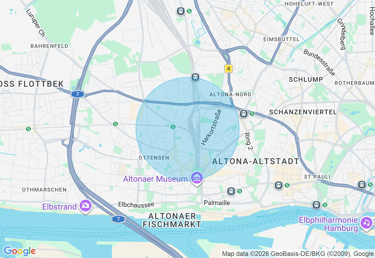 Kartenansicht der Location