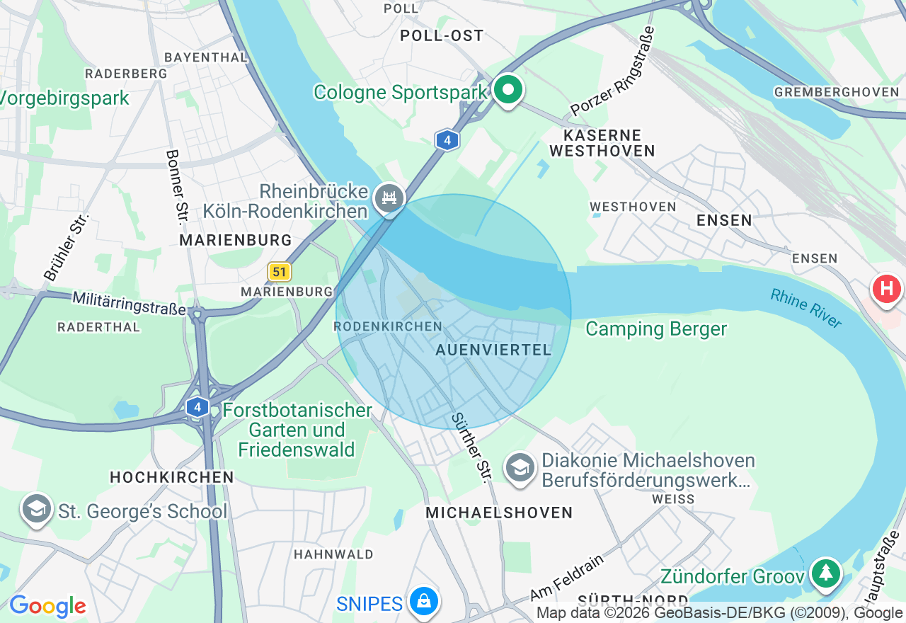 Kartenansicht der Location