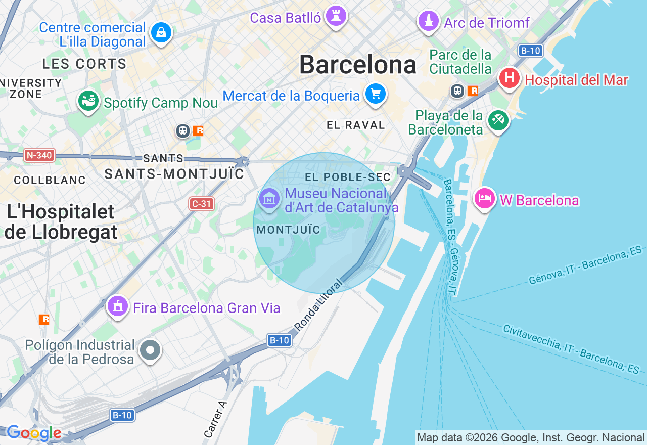 Mapa de la ubicación