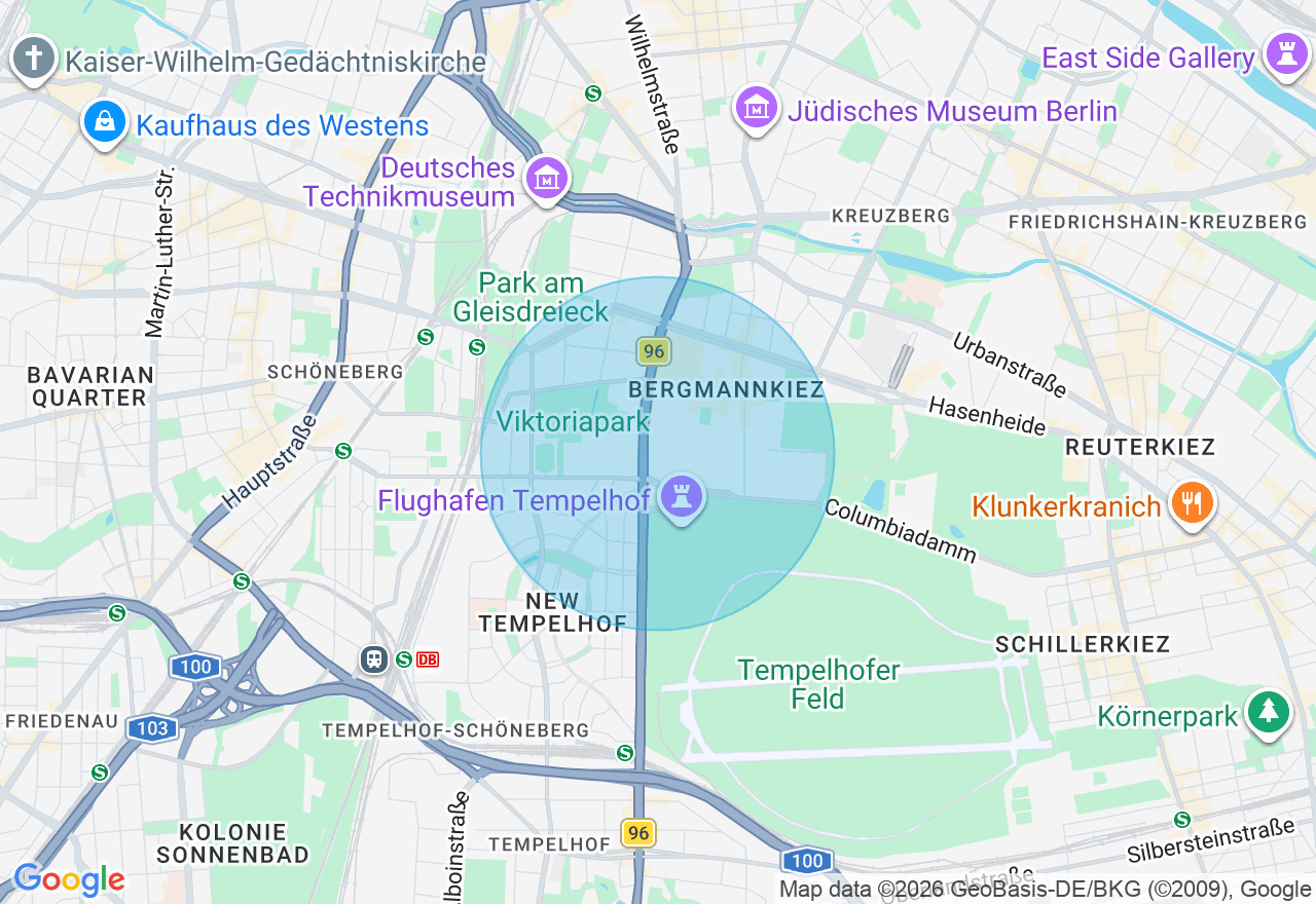 Kartenansicht der Location