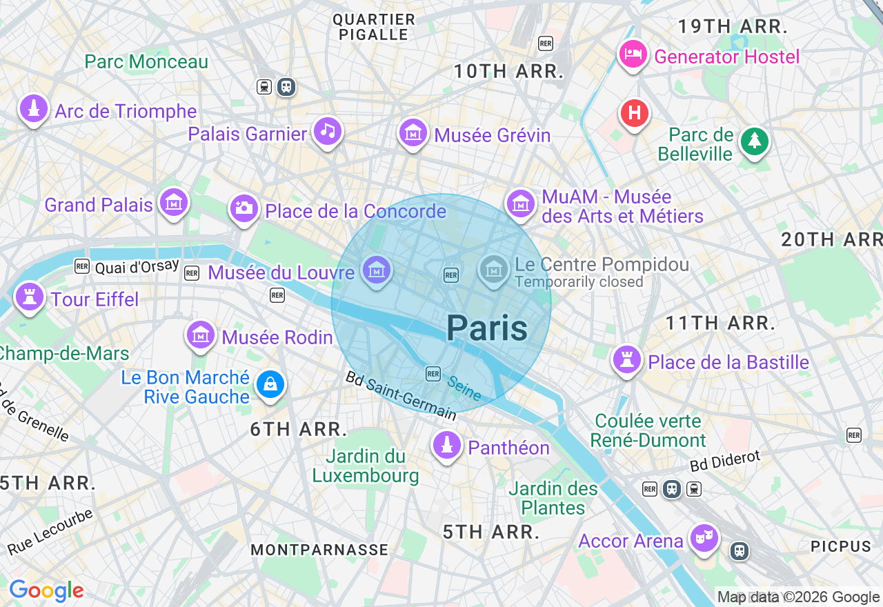Carte de l'emplacement