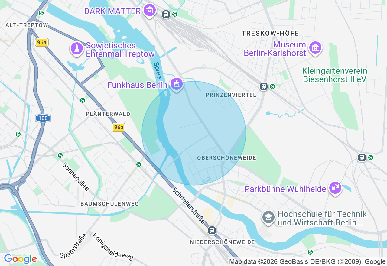 Kartenansicht der Location