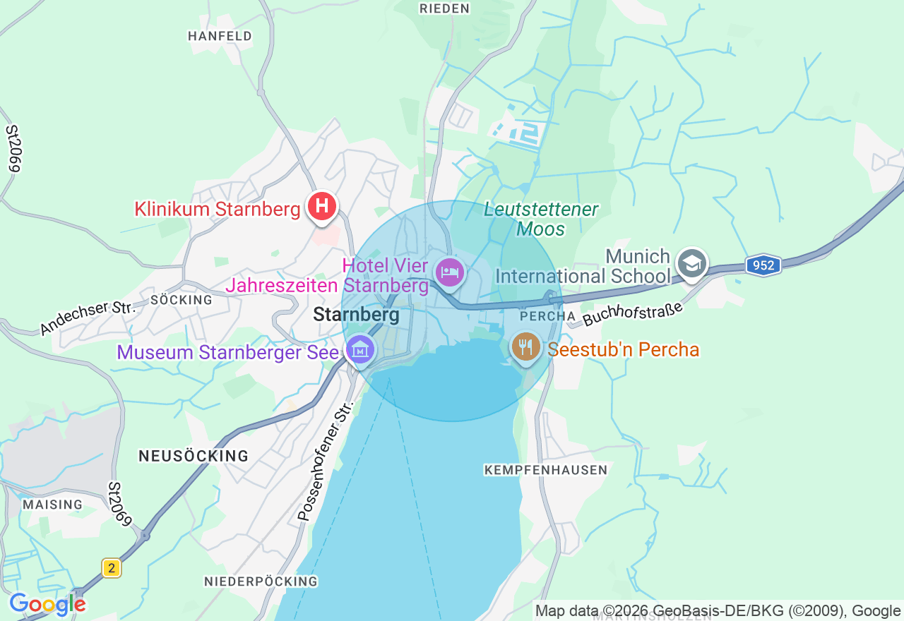 Kartenansicht der Location