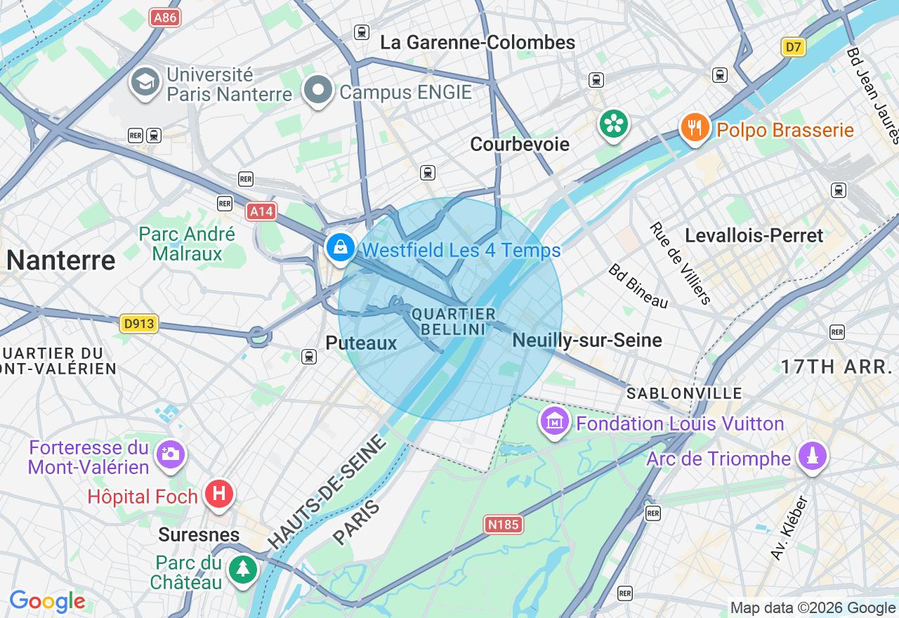 Carte de l'emplacement