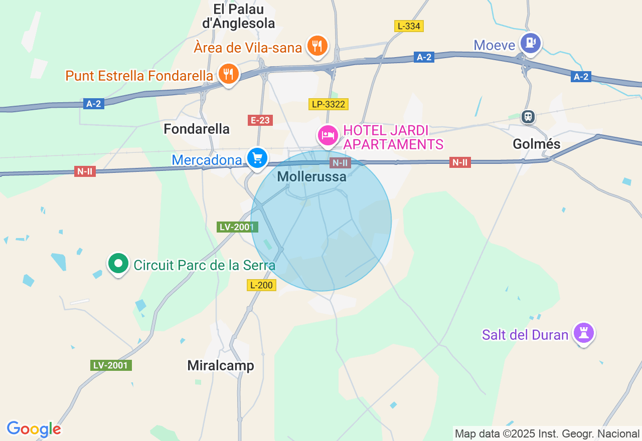 Mapa de la ubicación