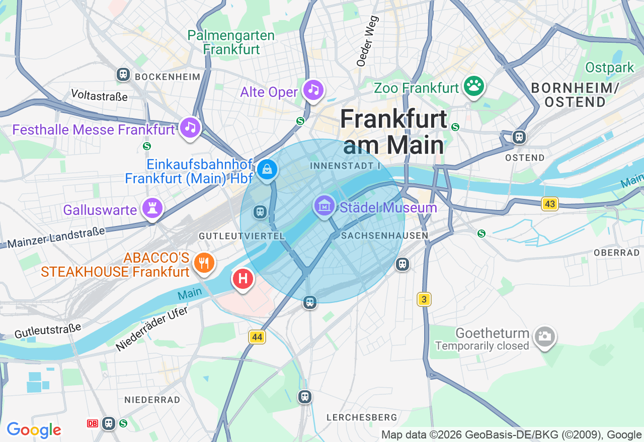 Kartenansicht der Location