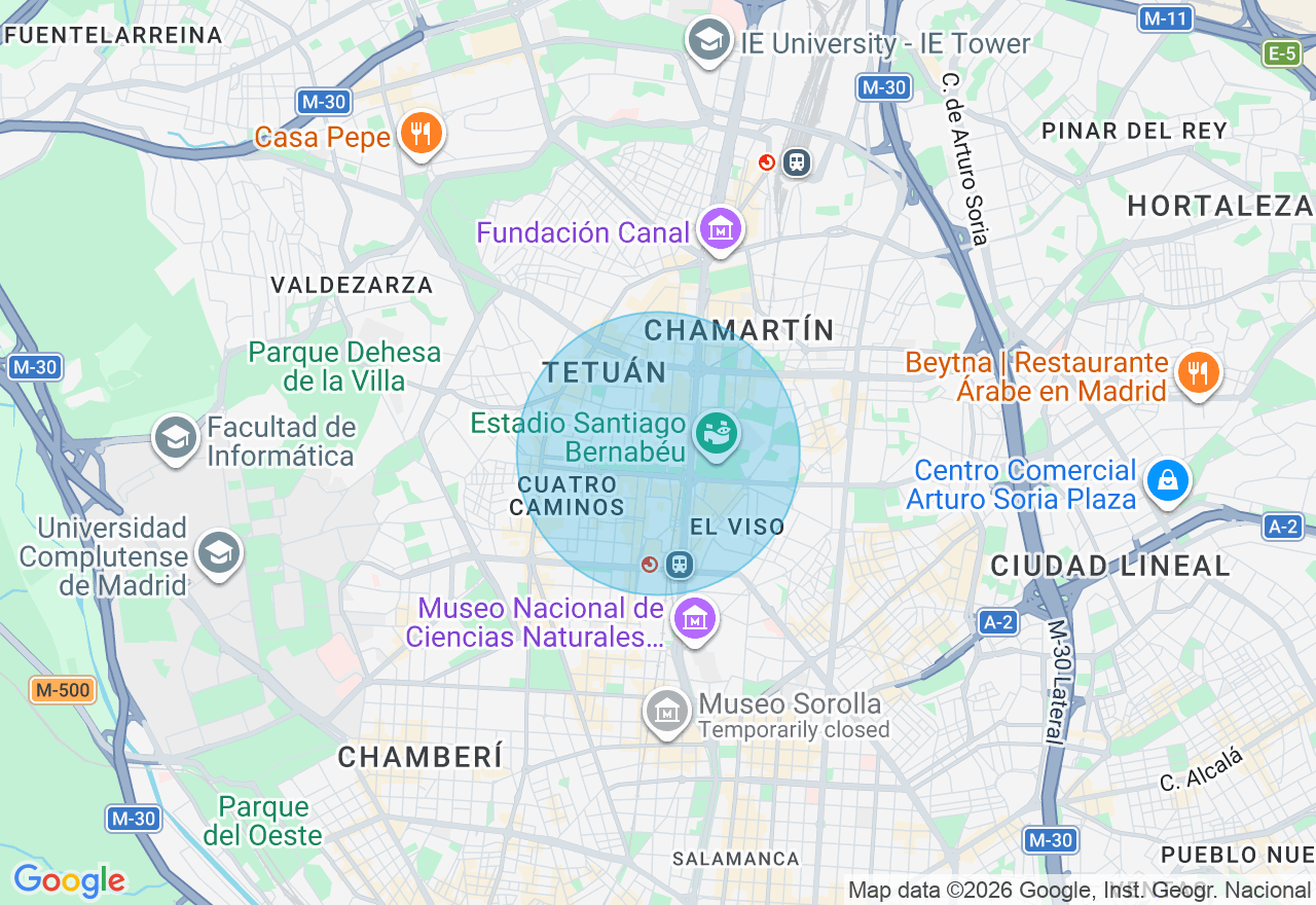 Mapa de la ubicación