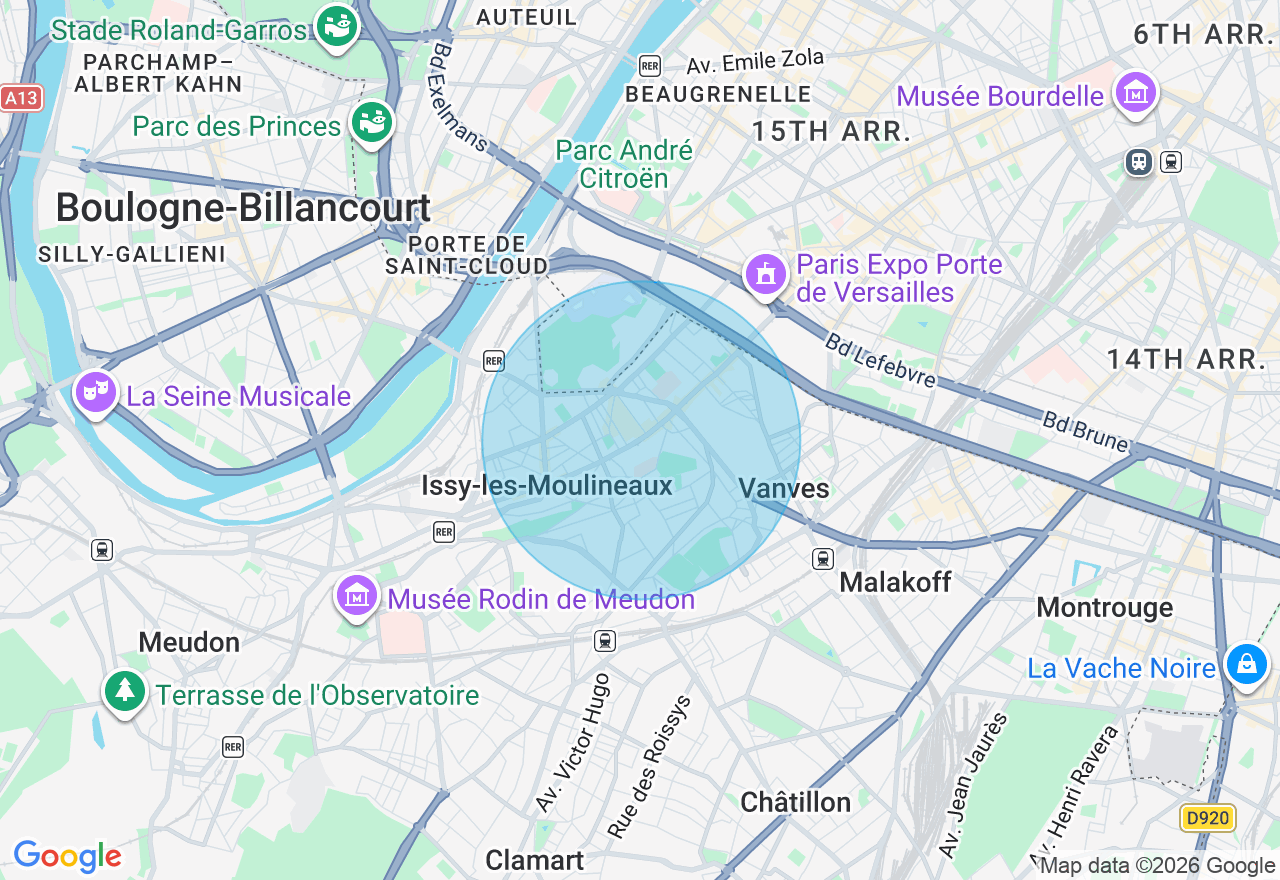Carte de l'emplacement