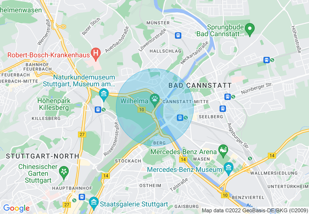 Kartenansicht der Location